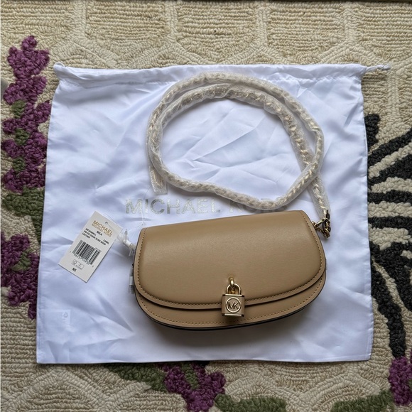 Michael Kors Mila Chain Sling Messenger Bag - Picture 2 of 3